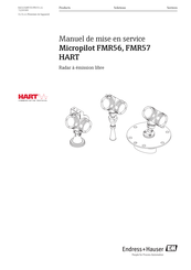 Endress+Hauser Micropilot FMR57 Manuel De Mise En Service