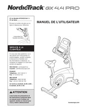 NordicTrack NTEVEX75017.1 Manuel De L'utilisateur