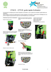 IPC CT40 B Guide Rapide D'utilisation