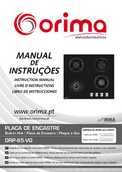 orima ORP-65-VG Livret D'instructions