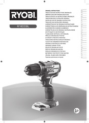 Ryobi R18DDBL Traduction Des Instructions Originales
