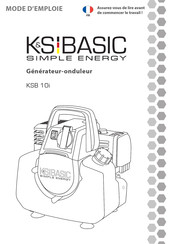 K&S BASIC KSB 10i Mode D'emploi