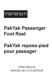 Momentum PakYak Manuel De L'utilisateur