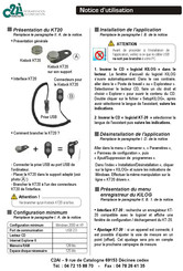 C2Ai KT20 Notice D'utilisation