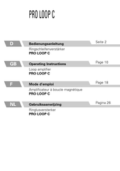 HumanTechnik PRO LOOP C A-4246 Mode D'emploi