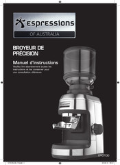 Espressions EP070 Manuel D'instructions