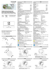 Honeywell ESSER 781588 Instructions D'installation