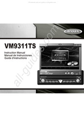 Jensen VM9311TS Guide D'instructions