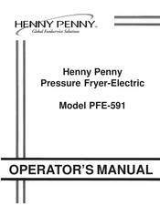 Henny Penny PFE-591 Mode D'emploi