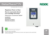 Resol DeltaTherm PV Manuel