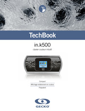 Gecko TechBook in.k500 Mode D'emploi