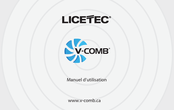 Licetec V-COMB TTVC02 Manuel D'utilisation