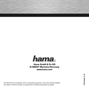 Hama 75051838 Mode D'emploi