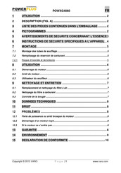 Gardenpro POWERPLUS POWXG4060 Mode D'emploi