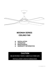 LUCCI Air MOONAH Serie Manuel D'installation