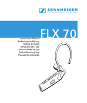 Sennheiser FLX 70 Notice D'emploi