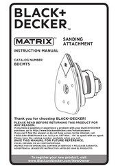 Black & Decker MATRIX BDCMTS Manuel D'instructions