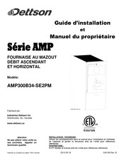 Dettson AMP300B34-SE2PM Guide D'installation Et Manuel Du Propriétaire