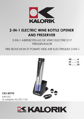 Kalorik CKS 40792 Mode D'emploi