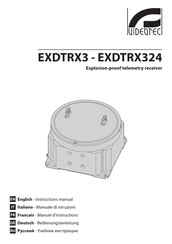 Videotec EXDTRX3 Manuel D'instructions