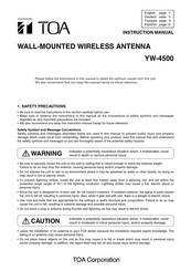 Toa TOA-YW4500 Notice D'instructions