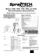 SprayTECH 1420 Manuel Du Propriétaire