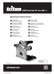 Triton TTS185KIT Instructions D'utilisation