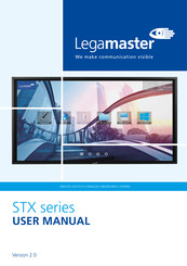 Legamaster STX Serie Manuel De L'utilisateur