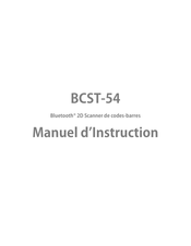 Inateck BCST-54 Manuel D'instruction