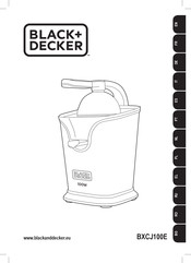 Black & Decker BXCJ100E Mode D'emploi