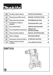 Makita DWT310 Manuel D'instructions