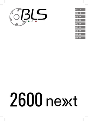 BLS 2600next Mode D'emploi Et D'entretien