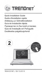 TRENDnet TEW-637AP Guide D'installation Rapide