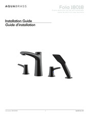 aquabrass Folia 18018 Guide D'installation