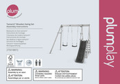 Plum play Tamarin Wooden Swing Set Instructions De Montage