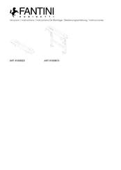Fantini Rubinetti 91009325 Instructions De Montage