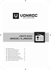VONROC JR501DC Traduction De La Notice Originale