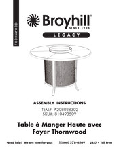 Broyhill A208028302 Instructions De Montage