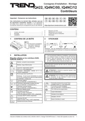 TREND IQ422 Consignes D'installation