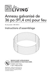 for Living 085-1587-6 Instructions D'assemblage