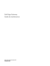 Dell Edge Gateway 3000 Série Guide De Maintenance