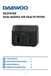 Daewoo DK2FRYER Mode D'emploi