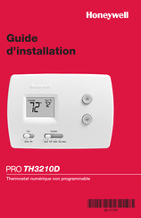 Honeywell PRO TH3210D Guide D'installation