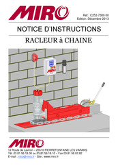 Miro C253 7309 00 Notice D'instructions