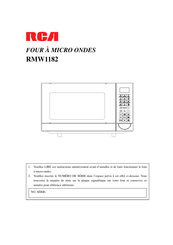 RCA RMW1182 Mode D'emploi
