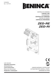 Beninca ZED-RI Livret D'instructions