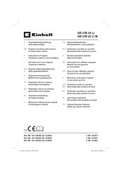 EINHELL GE-CM 36 Li M Instructions D'origine