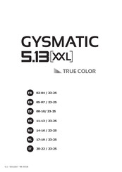 GYS MATIC 5.13 XXL TRUE COLOR Mode D'emploi