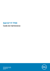 Dell G7 17 7700 Guide De Maintenance