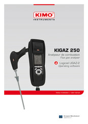 Kimo Instruments KIGAZ 250 Notice D'utilisation